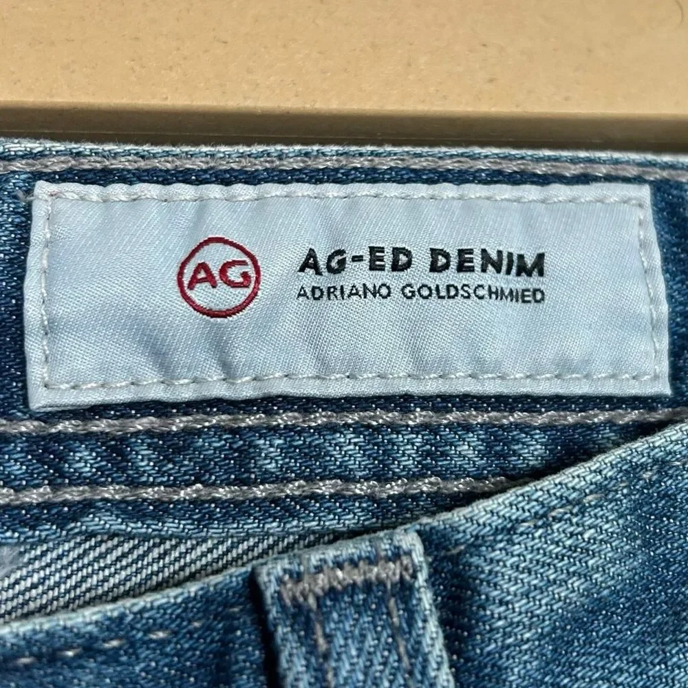AG Adriano Goldschmied Matchbox Jeans Mens 32 Distressed AG-ED Denim Casual NEW